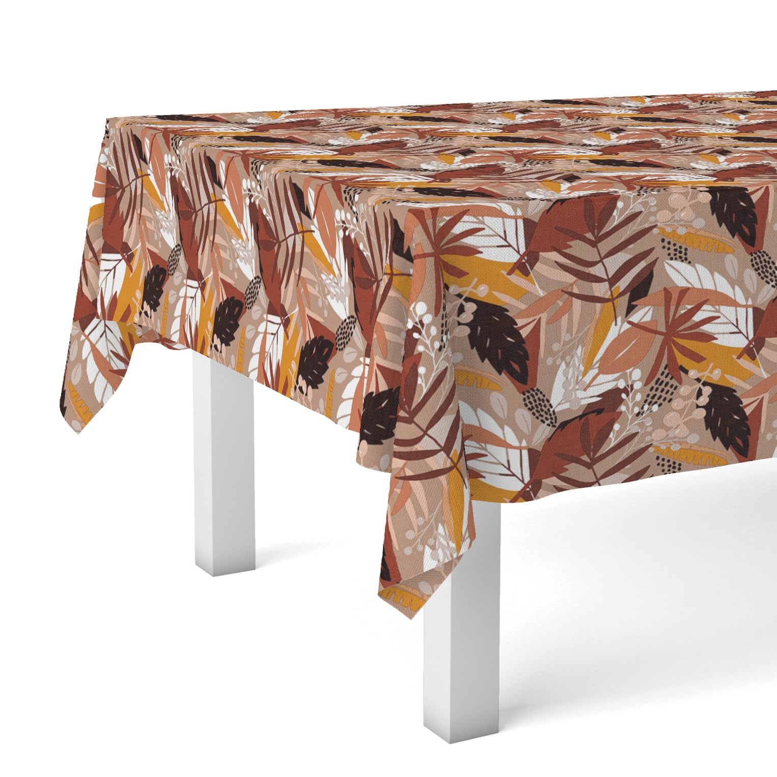 Martina Home Tablecloth Oilcloth Navia BROWN 220X140 CM
