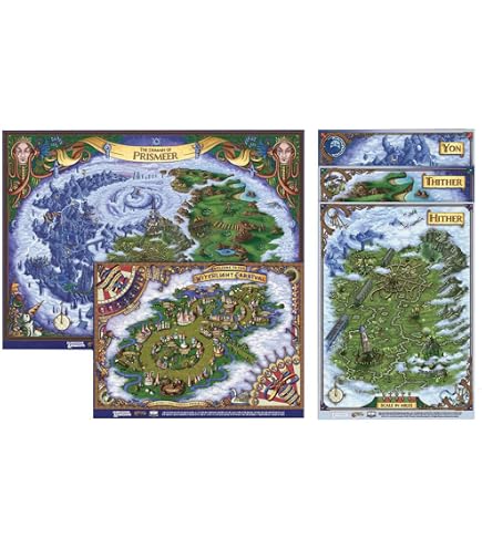 Dungeons & Dragons Icewind Dale Encounter Map Set – 2-Pack Vinyl Battle Mats (20x30 Inches Each)
