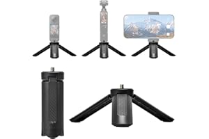 Mini Camera Tripod Portable Handle Grip Desktop Webcam Tripod with 1/4" Screw for insta360 X5 X4 Air for gopro Hero 13 12 11 