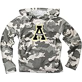 Wes and Willy Kids College Team Camo Long Sleeve Hooded T-Shirt