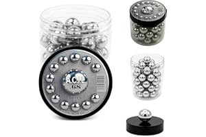 A.C.I.L. Premium Aluminium Balls .68 Cal. Solid Resuable Paintballs Powerballs for Target Practice, Training and Defense Pistols in 68 Caliber (40 pcs)