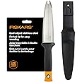 Fiskars 340130-1001 Garden Hori Knife with Sheath, Black