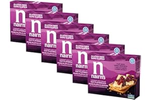 Nairn’s – Caramelised Onion Oat Flatbreads | Made with Gluten Free Wholegrain Oats | High Fibre | Plant-Based | Vegan & Non-G