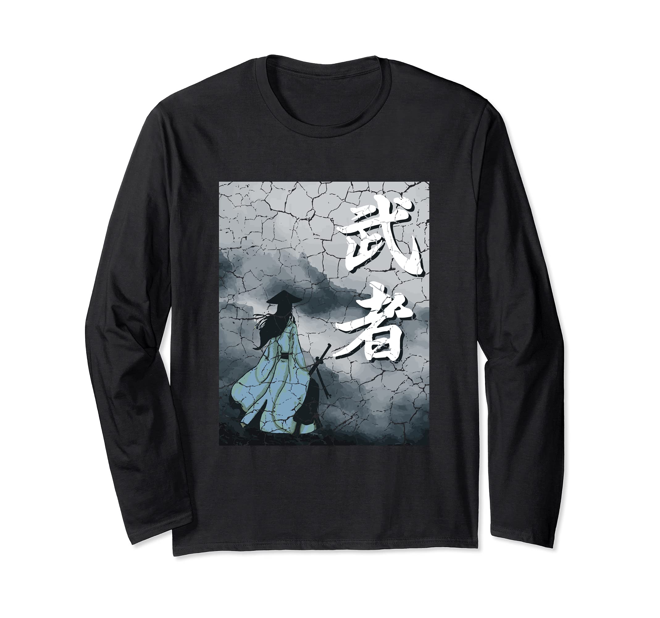Warrior Japanese Japanese Warrior Long Sleeve T-Shirt