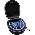 XANAD Hard Case for Marshall Major IV/Major V/Major II/Major III or Noot K11 / Elecder i37 / iClever HS14 Foldable Wired On-Ear Headset（Black）