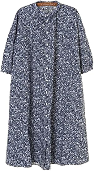 Amazon サマンサモスモス Sm2 花柄シャツ衿ギャザーワンピース ネイビー F ワンピース チュニック 通販