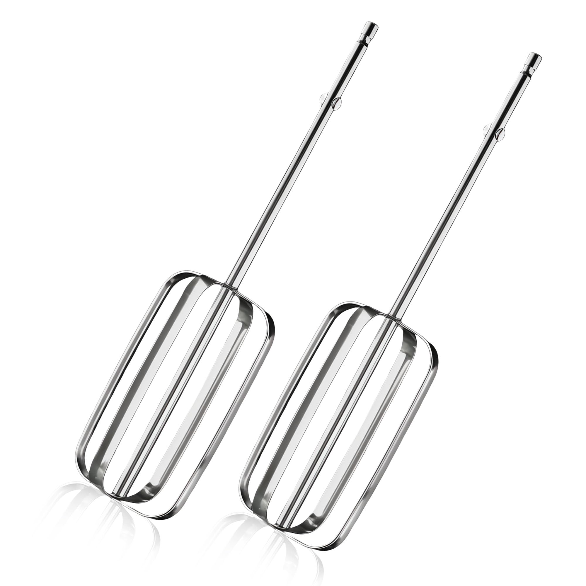 Photo 1 of 3MIRRORS Hand Mixer Beaters for Hamilton Beach Hand Mixers 62682RZ, 62692, 62695V, 64699, Stainless Steel stand mixer whisk Replacement Attachments 2-Pack