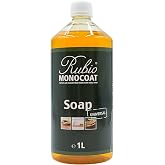 Rubio Monocoat Soap, 1 Liter | Easily Clean Wood, Tile, Linoleum, &amp; Varnished Surfaces, Does Not Damage Wood Finish, Mix with Water, Fresh Lemon Scent