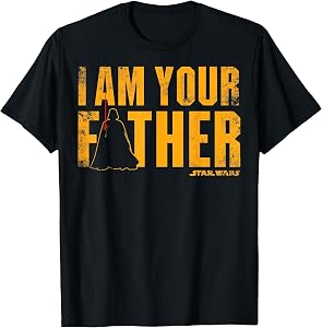 Star Wars Vader I Am Your Father Silhouette Graphic T-Shirt T-Shirt