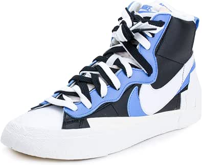 Amazon.com: Nike Hombres Blazer Mid Sacai Negro/Blanco-University Azul  Cuero : Ropa, Zapatos y Joyería