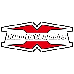 Kungfu Graphics Neck Brace Stickers Decals for 2012