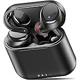 TOZO T6 Wireless Earbuds, Bluetooth Ear Buds, Stereo Sound in Ear Headphones, 50 Hours Playtime, AI Clear Call, Wireless Char