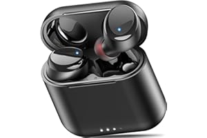 TOZO T6 Wireless Earbuds, Bluetooth Ear Buds, Stereo Sound in Ear Headphones, 50 Hours Playtime, AI Clear Call, Wireless Charging Case, APP Customizable EQs, IPX8 Waterproof Earphones