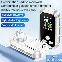 HAKINAKU 5in1 Plug in Smoke & Carbon Monoxide