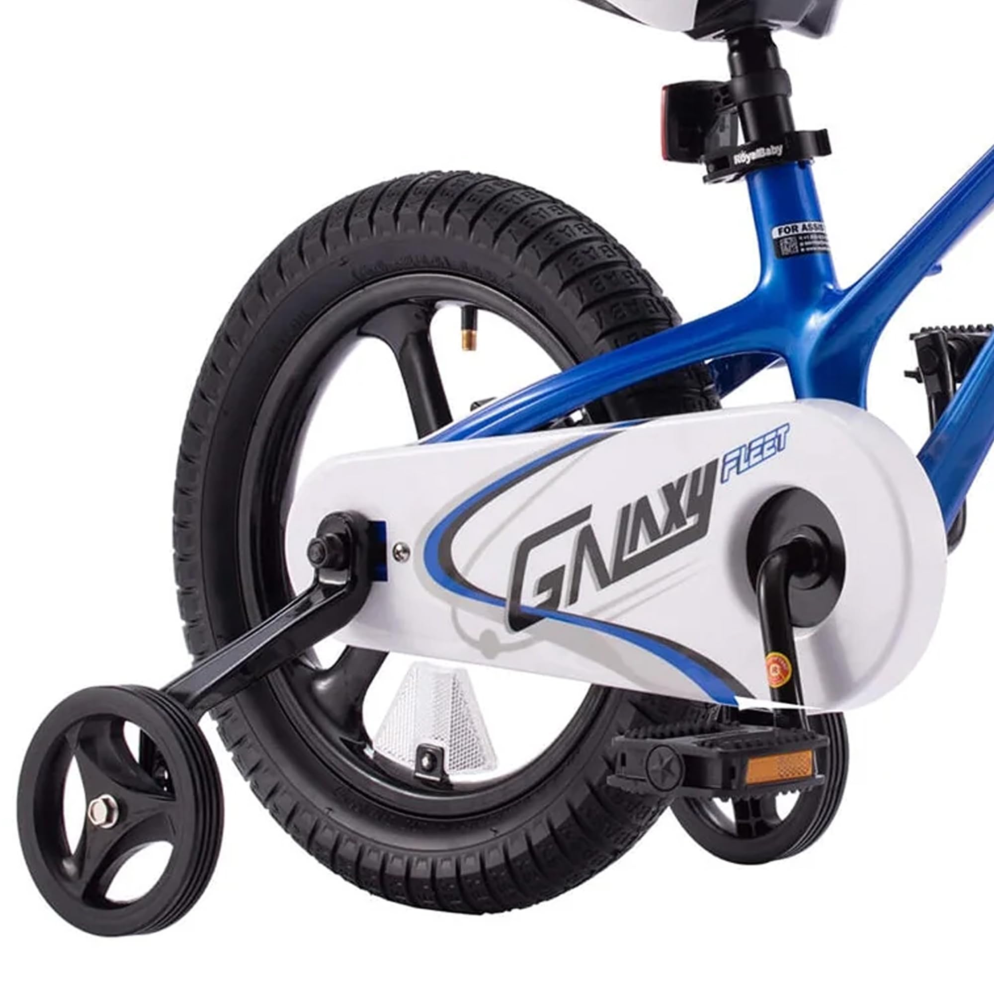 RoyalBaby Space Kids Bike 14 16 18 Inch Mg Aluminium Alloy Boys Girls Bicycle Ages 3-9 Years Disc Brakes Dual Handle Brakes Training Wheel Options