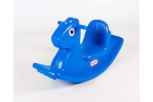 Little Tikes Rocking Horse. Toddler Rocking Toy with Easy Grip Handles & Stable Saddle. Durable, Stable, Kid-Safe Toy for Indoor or Outdoor. Blue Rocking Horse for Kids Aged 18 Months +