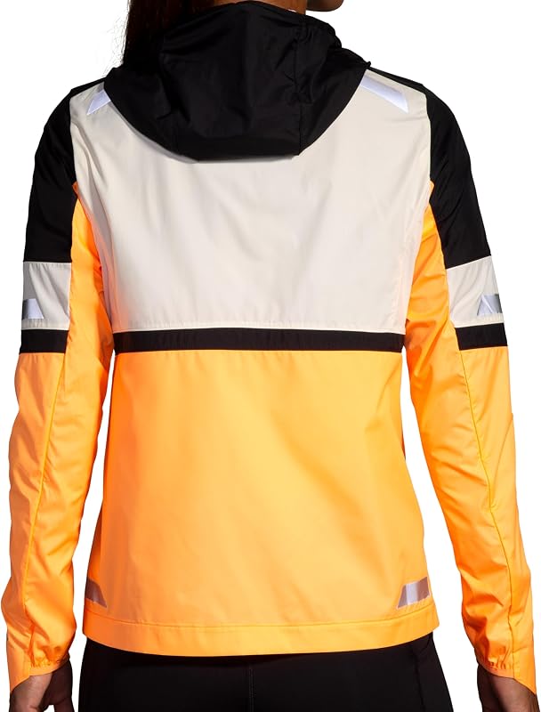 221689167 Run Visible Jacket 2.0 Jacket Femme Ecru/Fluoro Flash/Black Taille 30