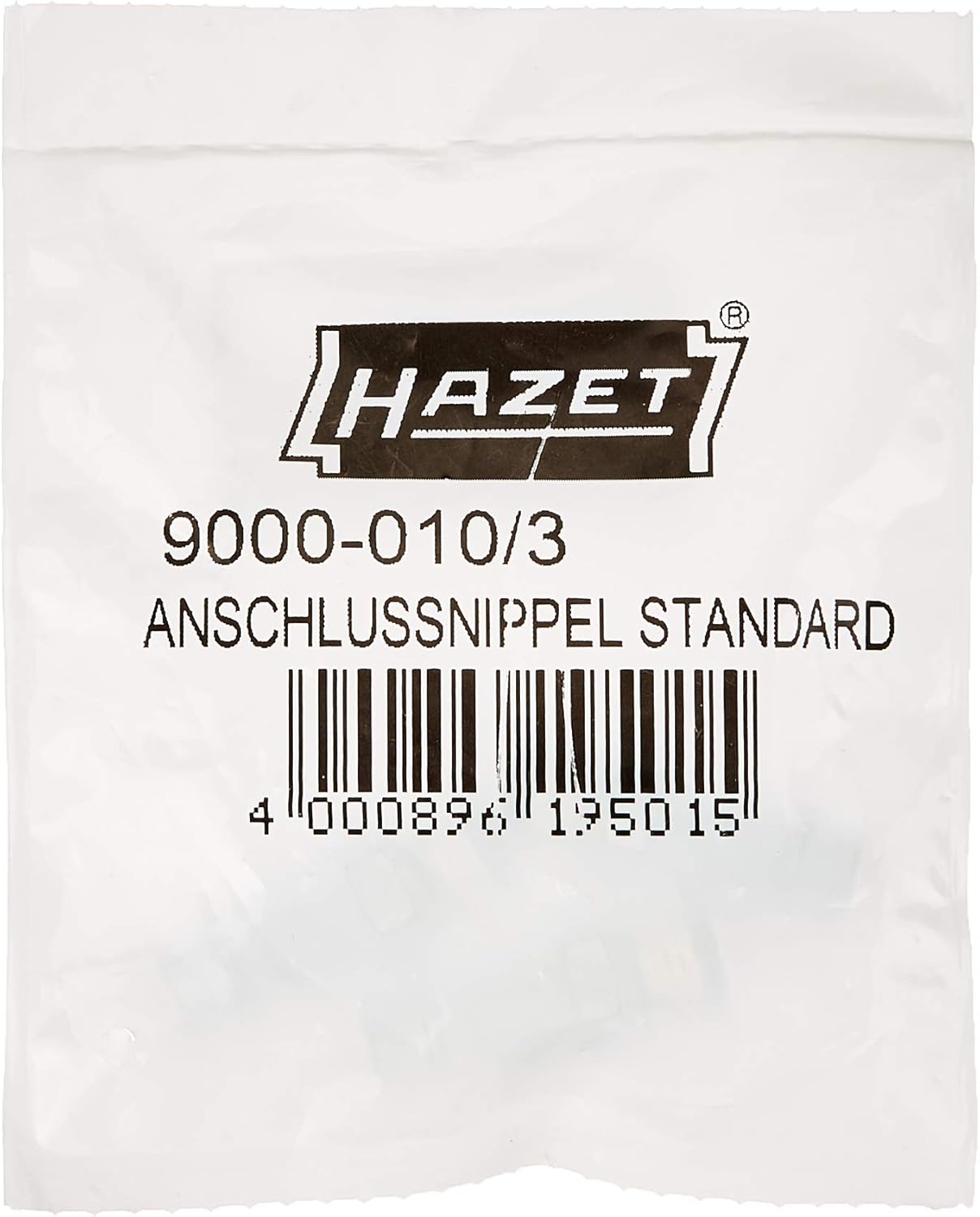 HAZET 9000-010/3 Air Inlet Nipple Set - Nickel-Plated, 12,91 mm - Image 4