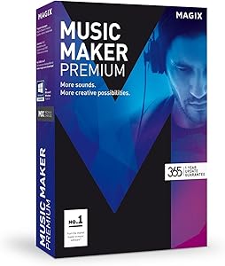 MAGIX Music Maker – 2017 Premium Edition – Music program: Record, edit and remix your own music.