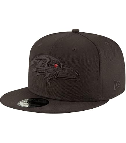 Amazon.com: New Era NFL Baltimore Ravens 9FIFTY Black On Black