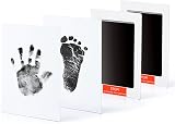 Norjews Baby Handprint Footprint Kit Frame 2 Clean-Touch Ink Pads 4 Cards view 4