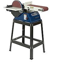 RIKON Professional Power Tools 6” x 48” Belt with 10” Disc Sander, 50-122