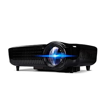 LIANGJING Proyector Inicio WiFi inalámbrico 1080P Home Theater ...