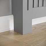 Vida Designs Chelsea Radiator Cover Olive Grey Extra Large H82 W172 D19cm view 7