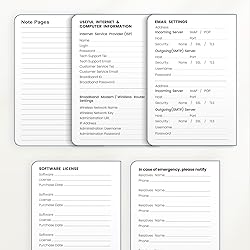 Forvencer Password Book with Individual