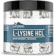 Earthborn Elements L-Lysine HCL 200 Capsules, Pure & Undiluted, No Additives