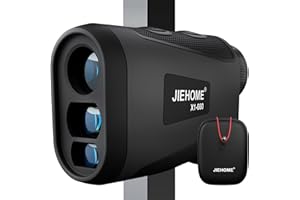 JIEHOME X1 Golf Rangefinder with Slope, Flagpole Lock and Vibration, 660/1100YDS Laser Rangefinder for Golfing & Hunting, Rechargeable Laser Range Finder Distance Measuring with High-Precision