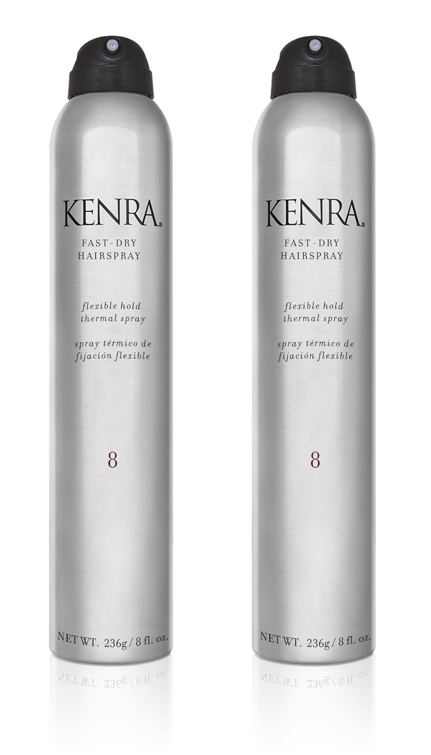 Kenra Professional FastDry Hairspray, 8 Fl Oz, 2 Count