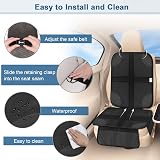 Ezilif Car Seat Protector 2 Pack 600D Oxford Waterproof ISOFIX Compatible view 6