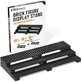 Mlikero 3-Tier Display Stand for 40+ Minifigures, Minifigure Display Case | Minifigure Display Stand with 3 Stepped Tiers, Keeps Figures Organized and Visible, Thoughtful Gift for Collectors
