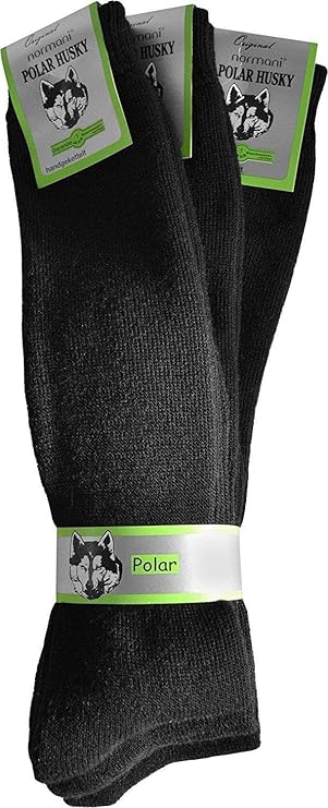 3 Paar Thermostrümpfe/Thermosocken - mit Vollplüsch und Schafswolle, Extra Warm und Perfekt für Stiefel geeignet