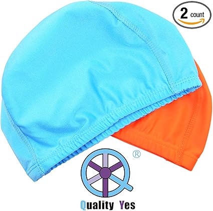 fabric swimming hats