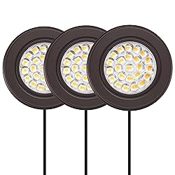 GETINLIGHT 2.6" Wide 3000K Dimmable LED Puck Lights