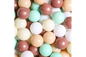 REALHAHA Neutral Ball Pit Balls for Toddlers - Fun and Colorful - Pack of 100 - Stimulate Imaginative Play and Motor Skills