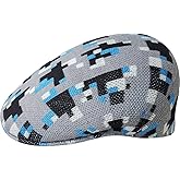 Kangol Pixelated Plaid 504 - Grey/Black/S Grey/Black, Small