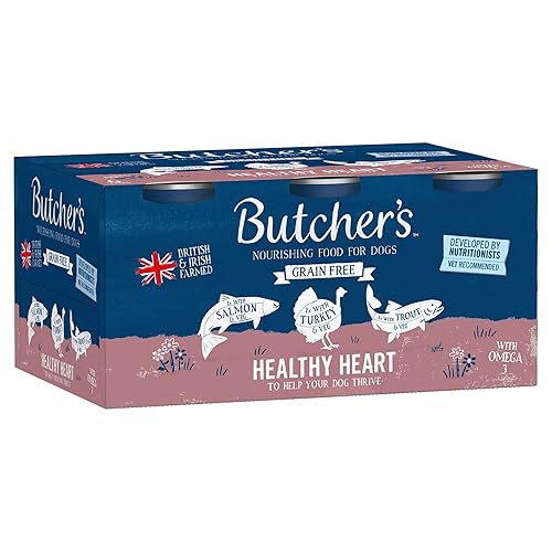 BUTCHER'S Healthy Heart Dog Food Tins, 6 x 390 g
