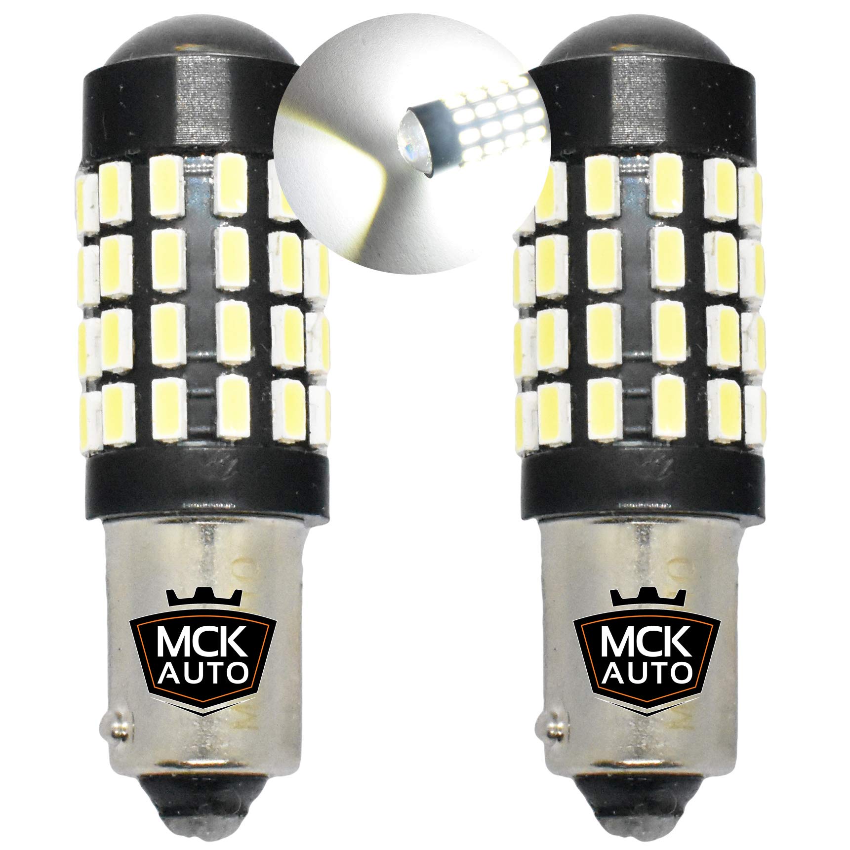 MCK Auto – H21W BAY9s LED Canbus Bulbs Reverse Parking Sidelight White Very Bright and Without Errors Compatible with 420d 420i 435i 440i - EA7L1 – 2 Bulbs - Transform Your Ride