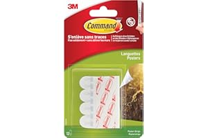 Command Picture Hanging Strips White Large 12 Pairs