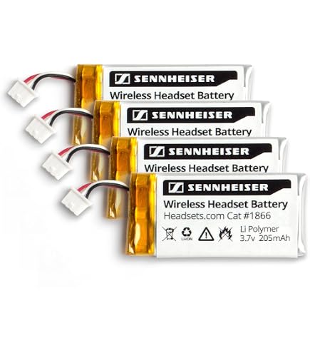 vhbw 10x Battery compatible with Sennheiser EW 145 G3, EW
