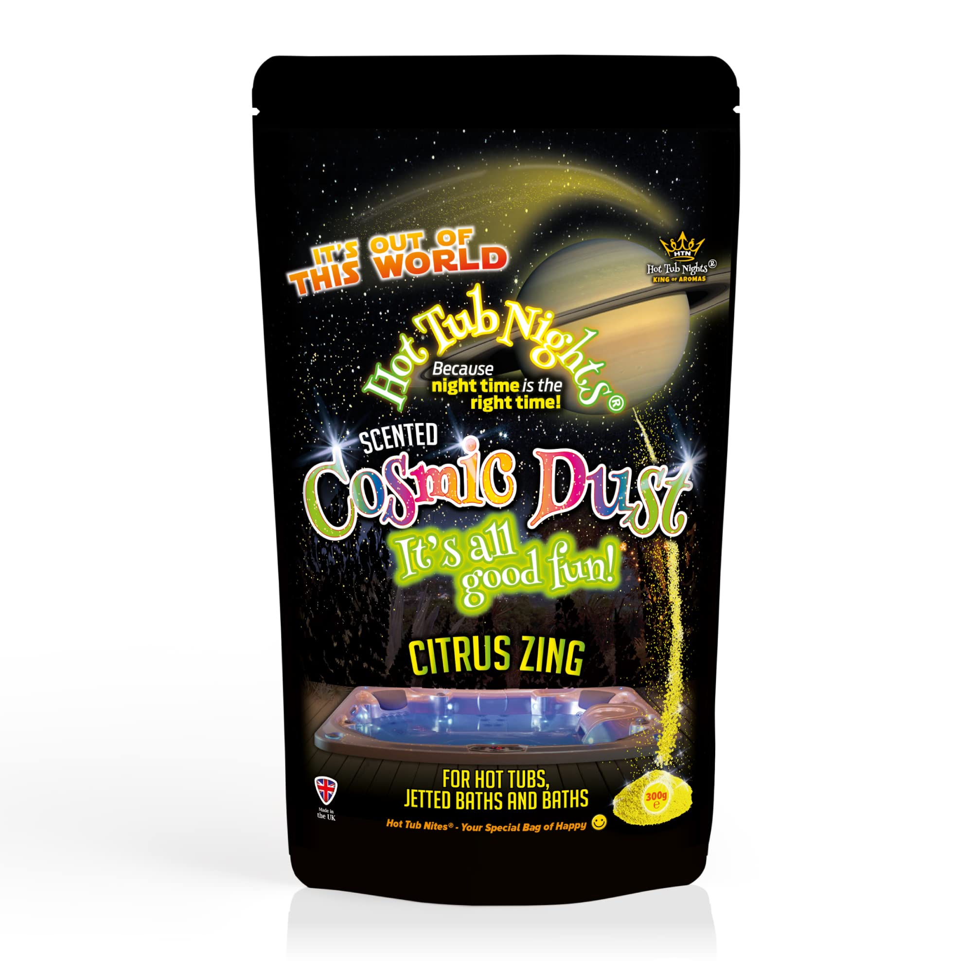 Hot Tub Nights Aromatherapy Cosmic Dust Citrus Zing 1 x (300g)