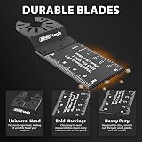 Zeno 40mm Multi Tool Blades 20PCS Universal Oscillating Saw Blades view 2