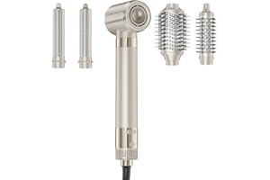 MESCOMB Upgraded 5-in-1 Hot Air Styler – Hair Dryer & Versatile Air Styler with Auto Wrap Curlers, Volumizing Brushes, Frizz-Free Hair Styler Tool for Curling, Smoothing & Adding Volume, No Heat Damage