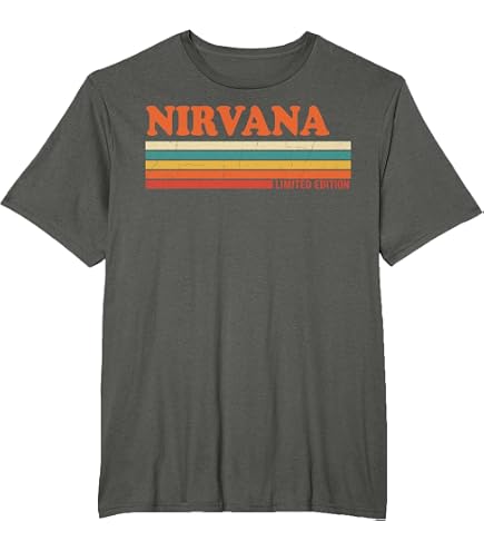 Nirvana Men's Live in Concert Photo T-Shirt Small | Officially