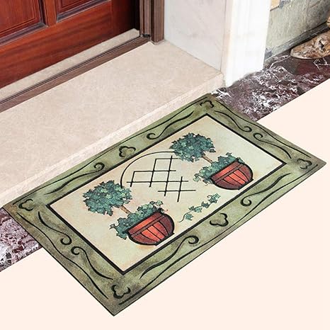 Amazon 21色ラグマット ドアマット 玄関マット ゴム製品 ずれない おしゃれ 防水 欧米 かわいい タマイシ 石柄 花柄 植物柄 格子縞 インテリア 立体 高級 Welcome 屋外 室内 外 泥落とし 業務用 自然感 玄関マット オンライン通販