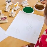 Melissa & Doug My First Wooden Farm Animal Stamp Set | Kids Arts Crafts 3+ view 7