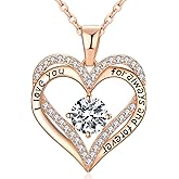 18K Rose Gold Necklaces for Women Birthday Gifts for Women Jewelry for Women Birthday Gifts for Wife Girlfriend Daughter Wife Birthday Gifts for Anniversary Mothers Day Christmas Valentines Gifts